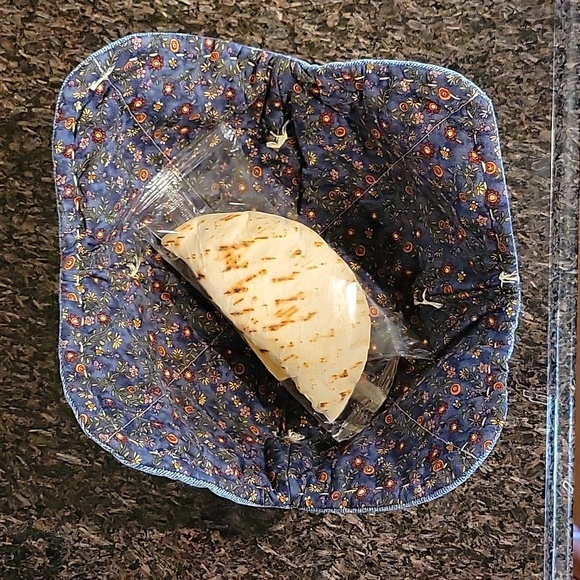 Cozies Upcycled Jeans Molly Made It Design Hand Crafted Blue Floral - Picture 5 of 13